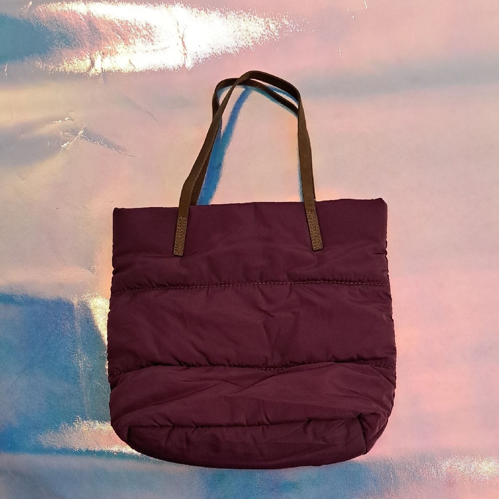 Nwt Ugg  Purple Quilted Tote Bag with Sturdy Handles. Never Used